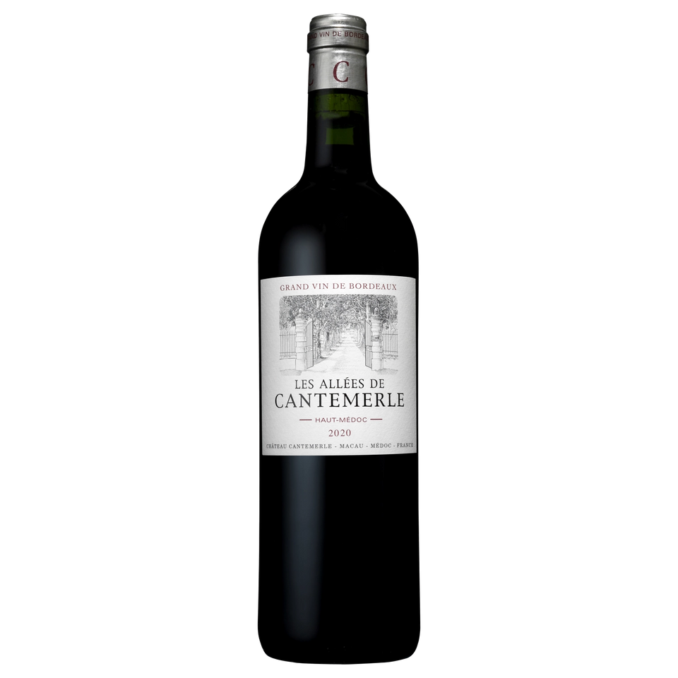 A bottle of Allées de Cantemerle 2020 750ml Red Wine