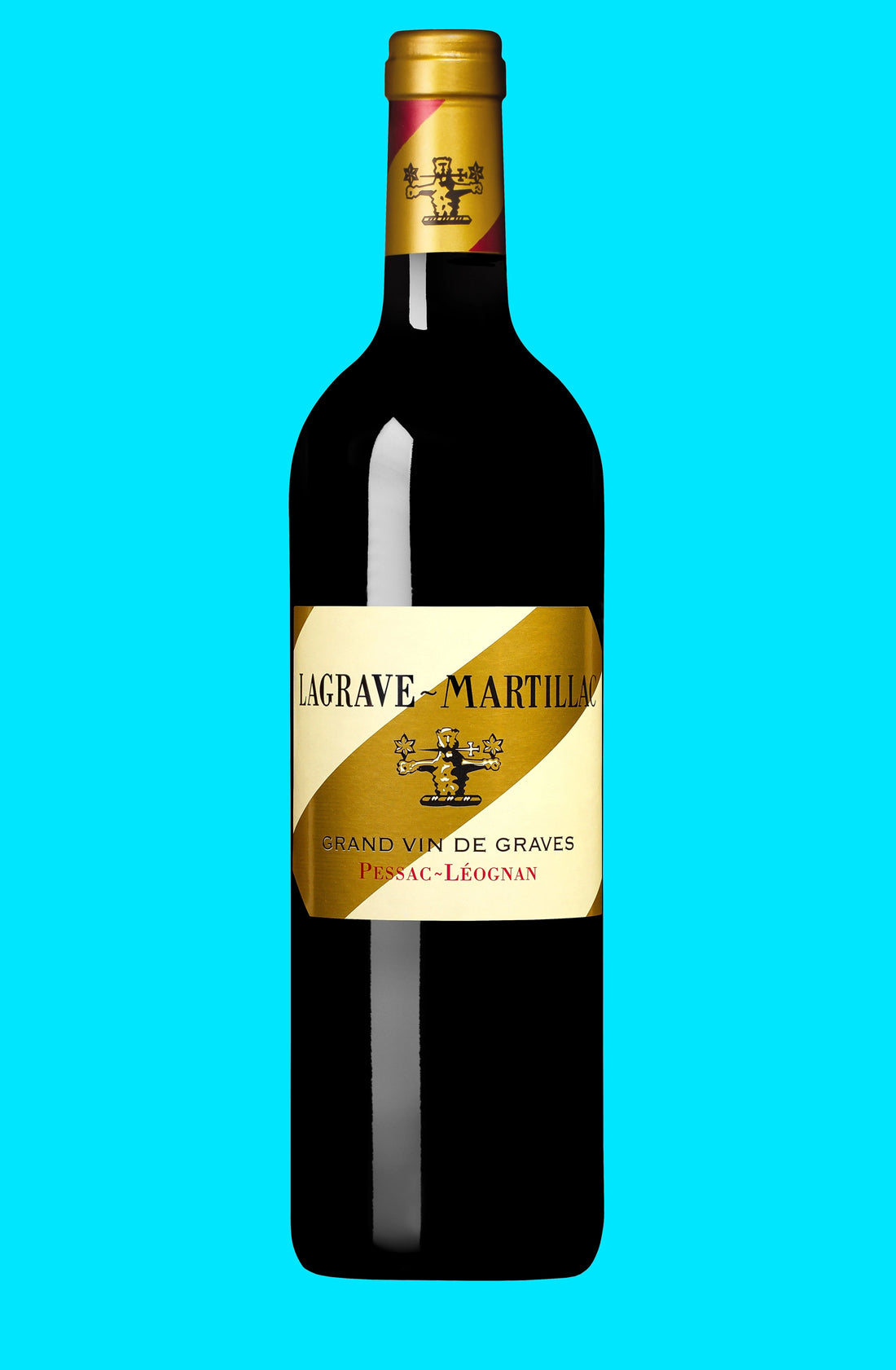 A bottle of Lagrave Martillac rouge 2022 750ml Red Wine