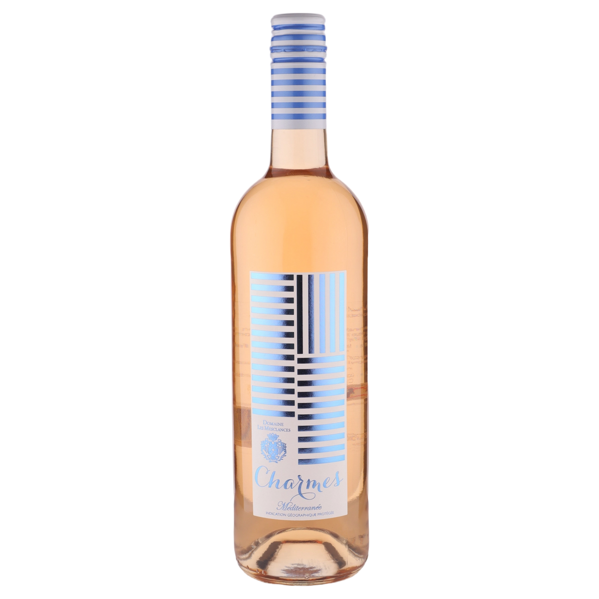 A bottle of Chateau Les Mesclances Charmes Rose 2024 750ml Rose Wine