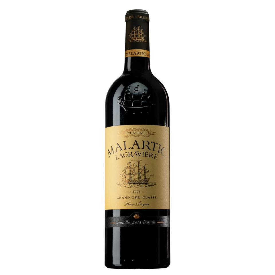 A bottle of Malartic Lagravière rouge 2023 750ml Red Wine