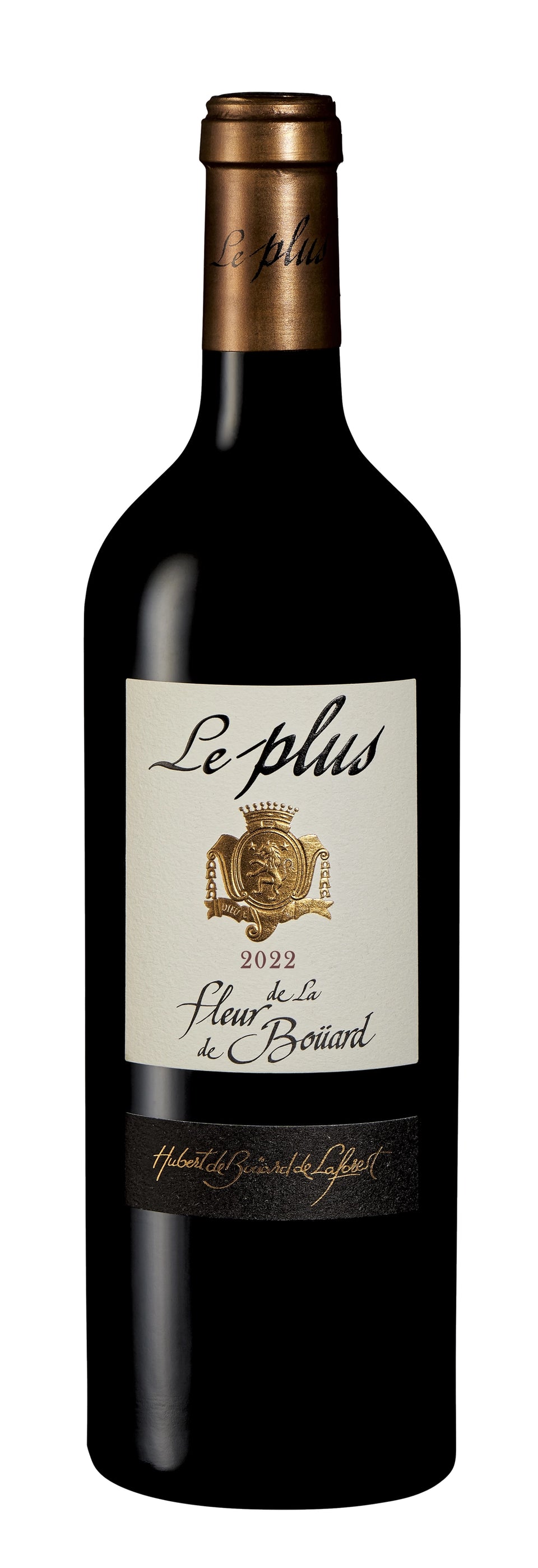 A bottle of Plus de la Fleur de Bouard 2023 750ml Red Wine
