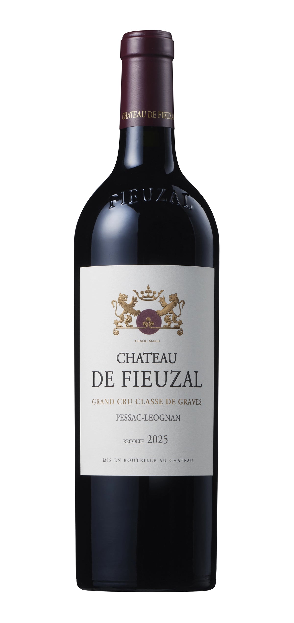 A bottle of Fieuzal rouge 2023 750ml Red Wine