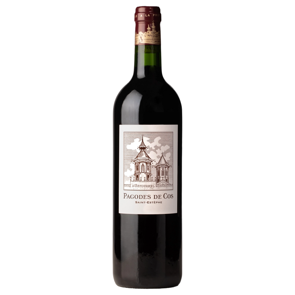 A bottle of Pagodes de Cos 2023 750ml Red Wine