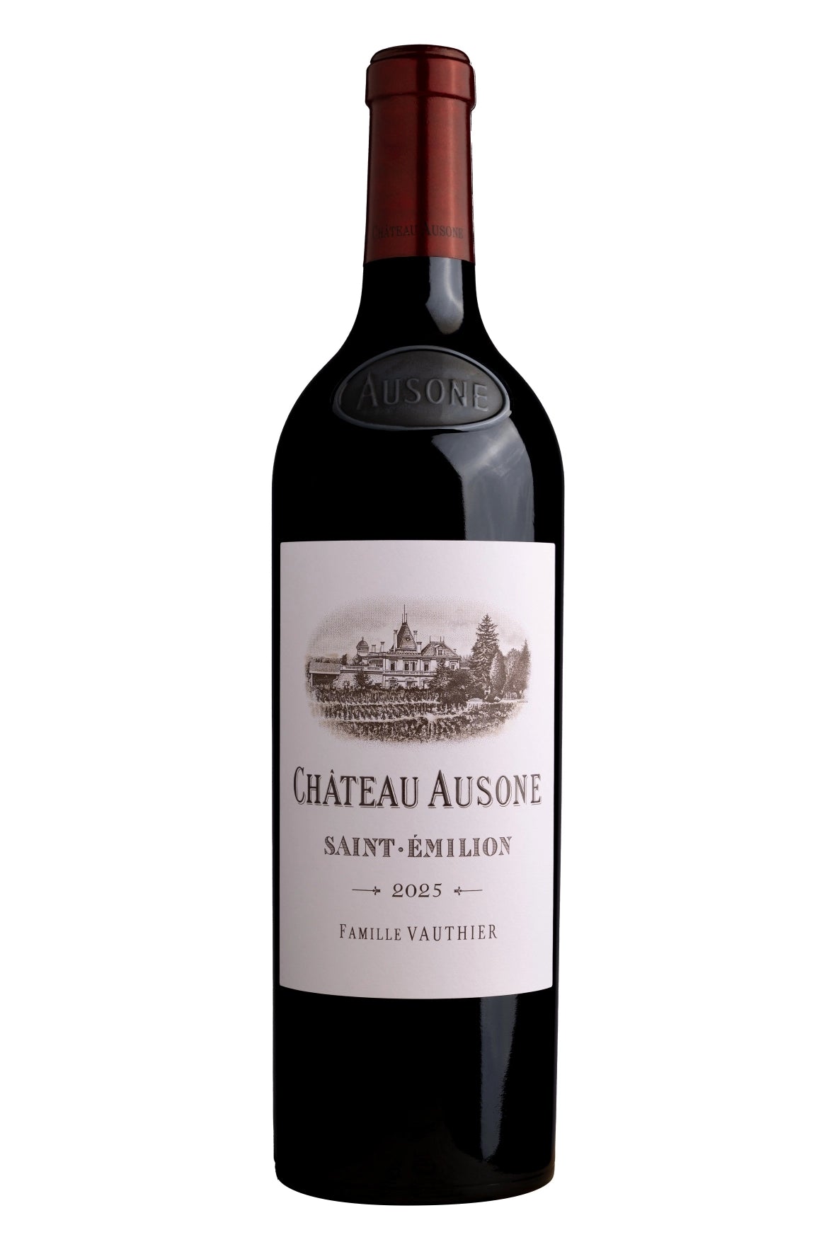 A bottle of Ausone 2023 750ml Red Wine
