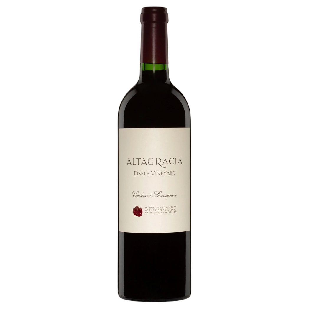 A bottle of Eisele Vineyard 'Altagracia'  2020 750ml Red Wine