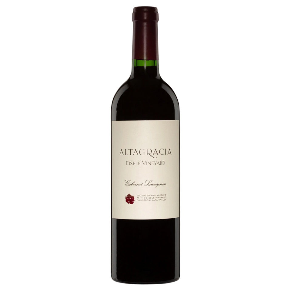 A bottle of Eisele Vineyard 'Altagracia'  2020 750ml Red Wine