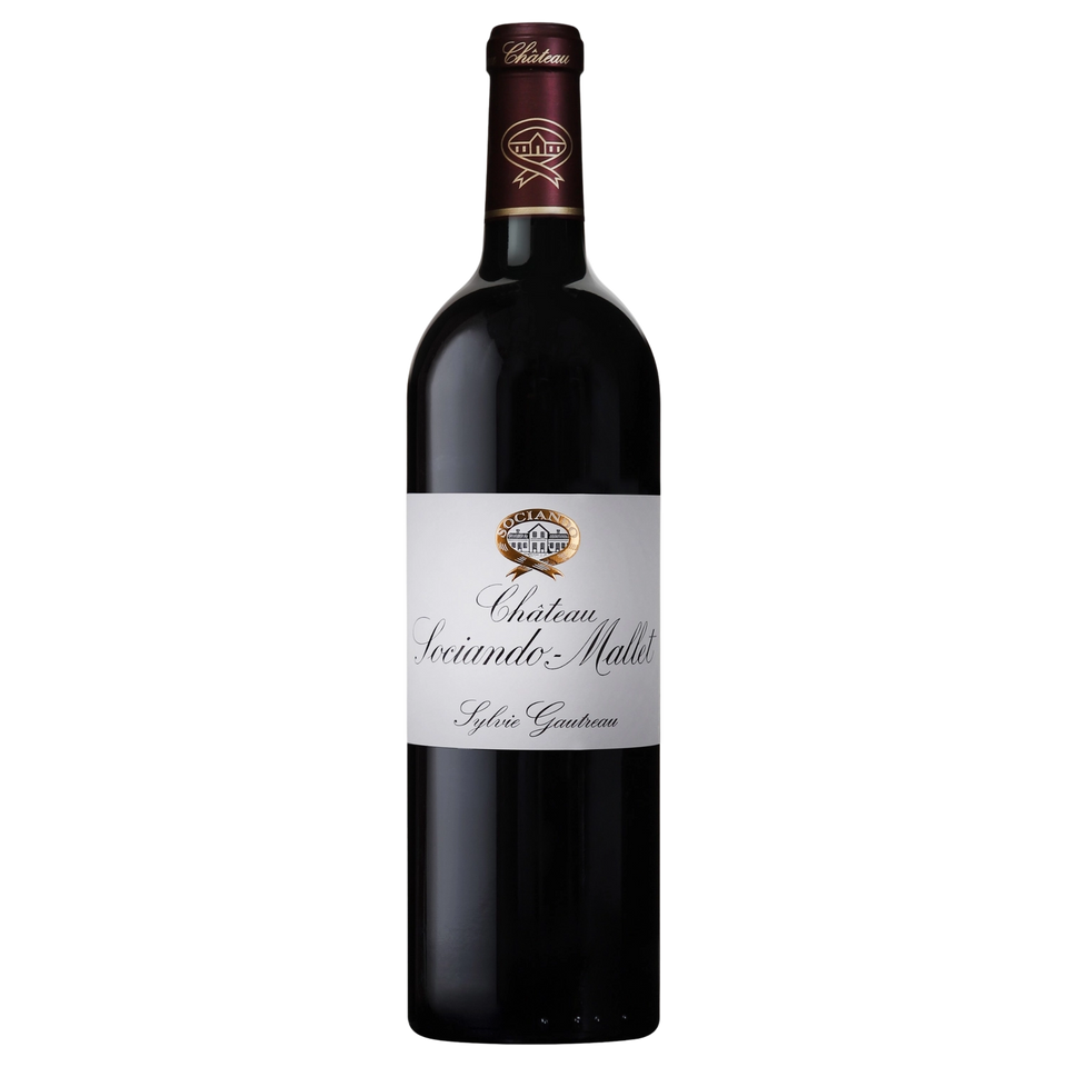 A bottle of Sociando Mallet 2023 750ml Red Wine