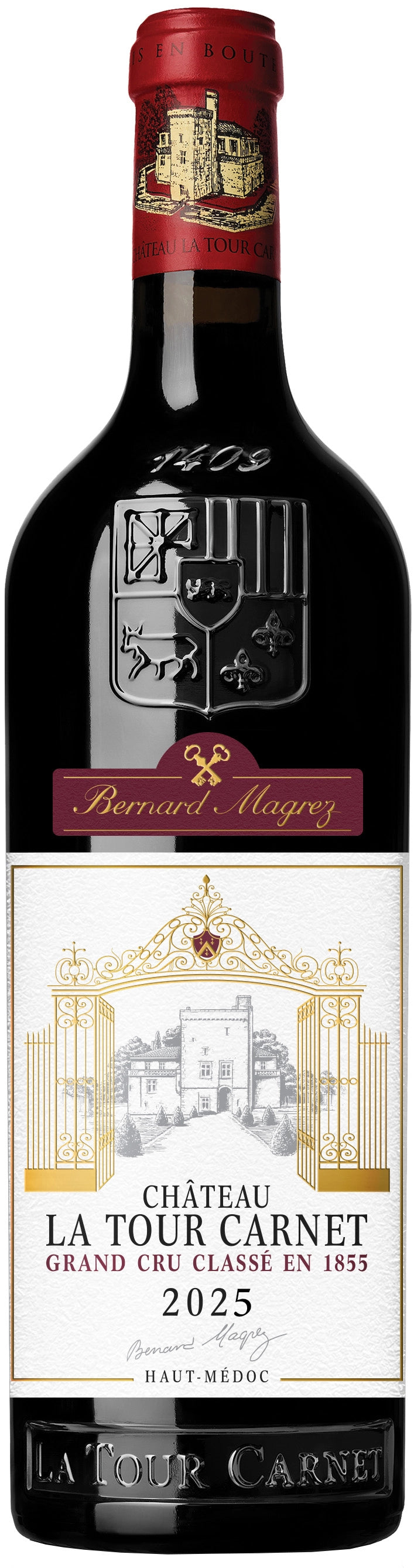 A bottle of Tour Carnet 2023 750ml Red Wine