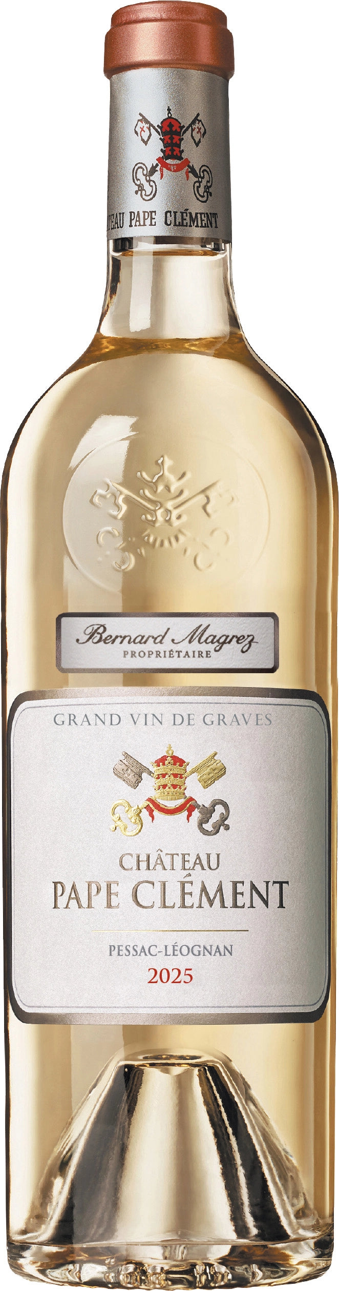 A bottle of Pape Clément blanc 2023 1500ml White Wine