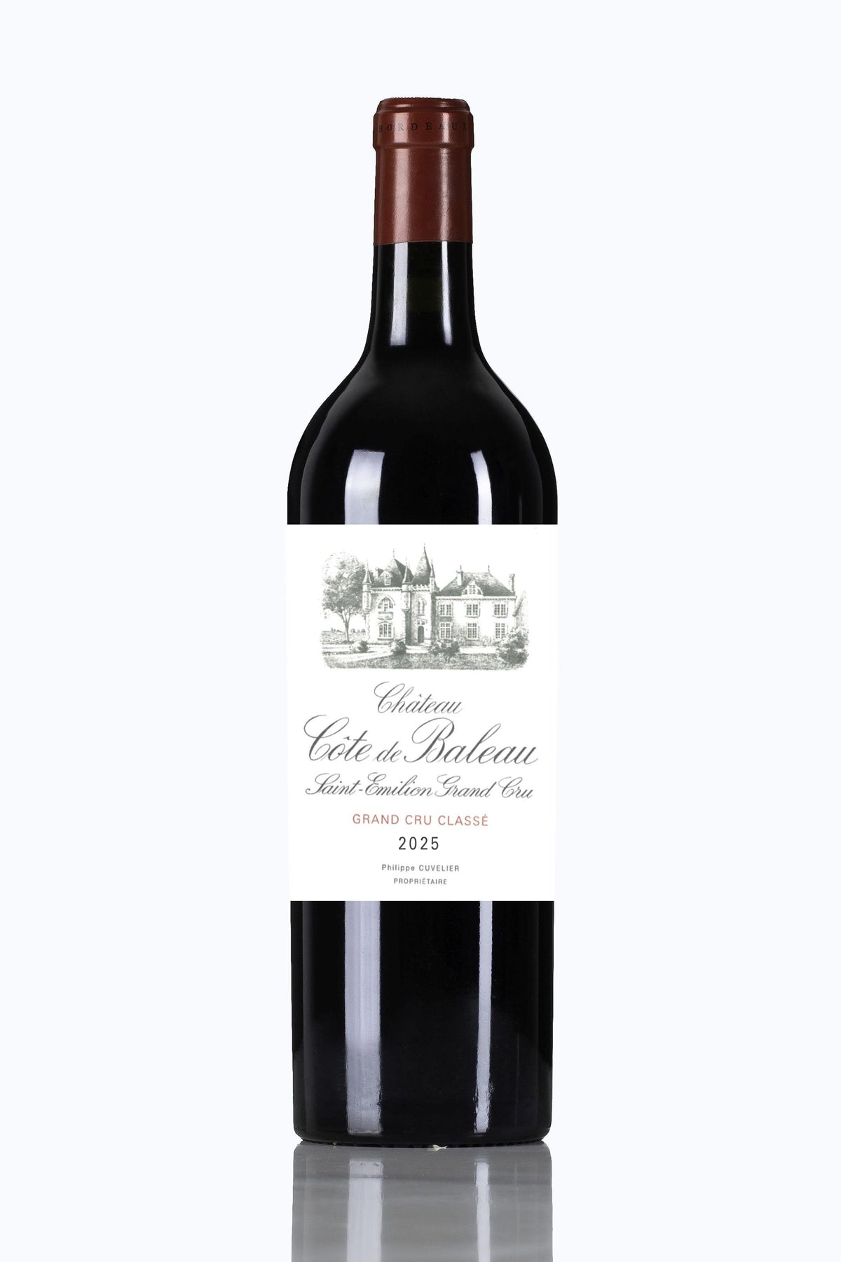 A bottle of Cote de Baleau 2023 750ml Red Wine