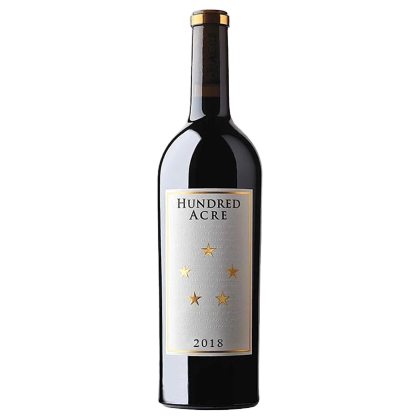 A bottle of Hundred Acre The Ark Cabernet Sauvignon 2018 750ml Red Wine