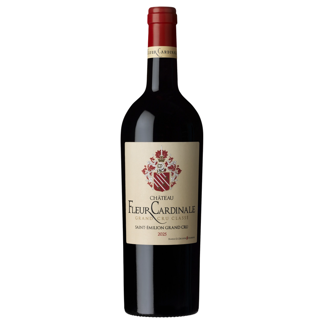 A bottle of Fleur Cardinale 2023 750ml Red Wine
