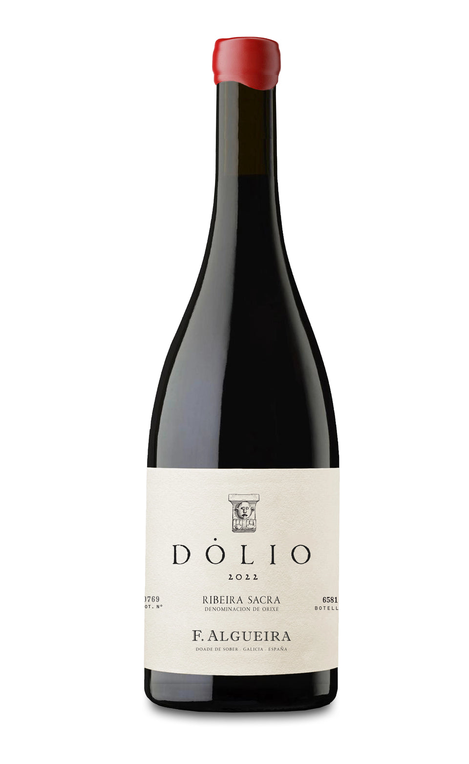 A bottle of Algueira Dolio 2020 750ml Red Wine