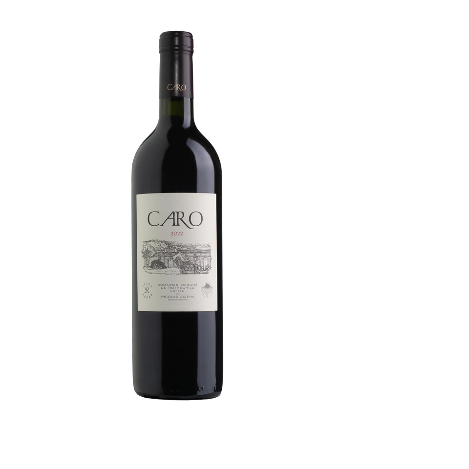A bottle of Caro 2022 750ml Red Wine