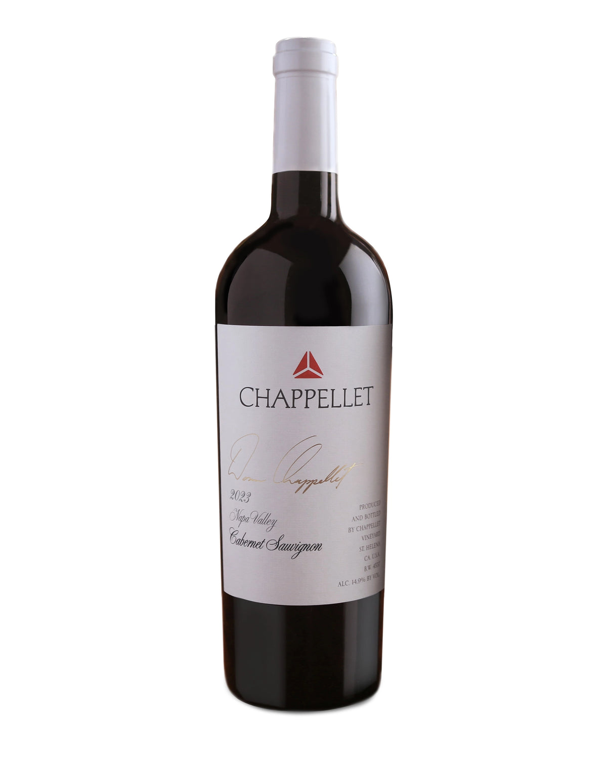 A bottle of Chappellet Cabernet Sauvignon Signature 2021 750ml Red Wine
