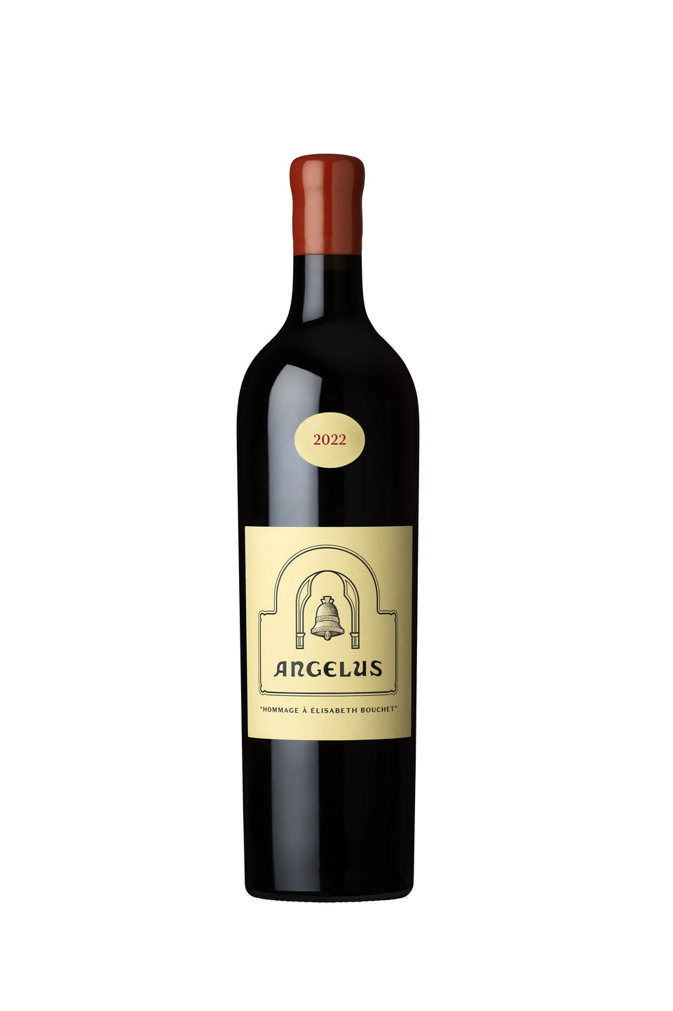 A bottle of Angélus Hommage à Elisabeth Bouchet 2020 750ml Red Wine