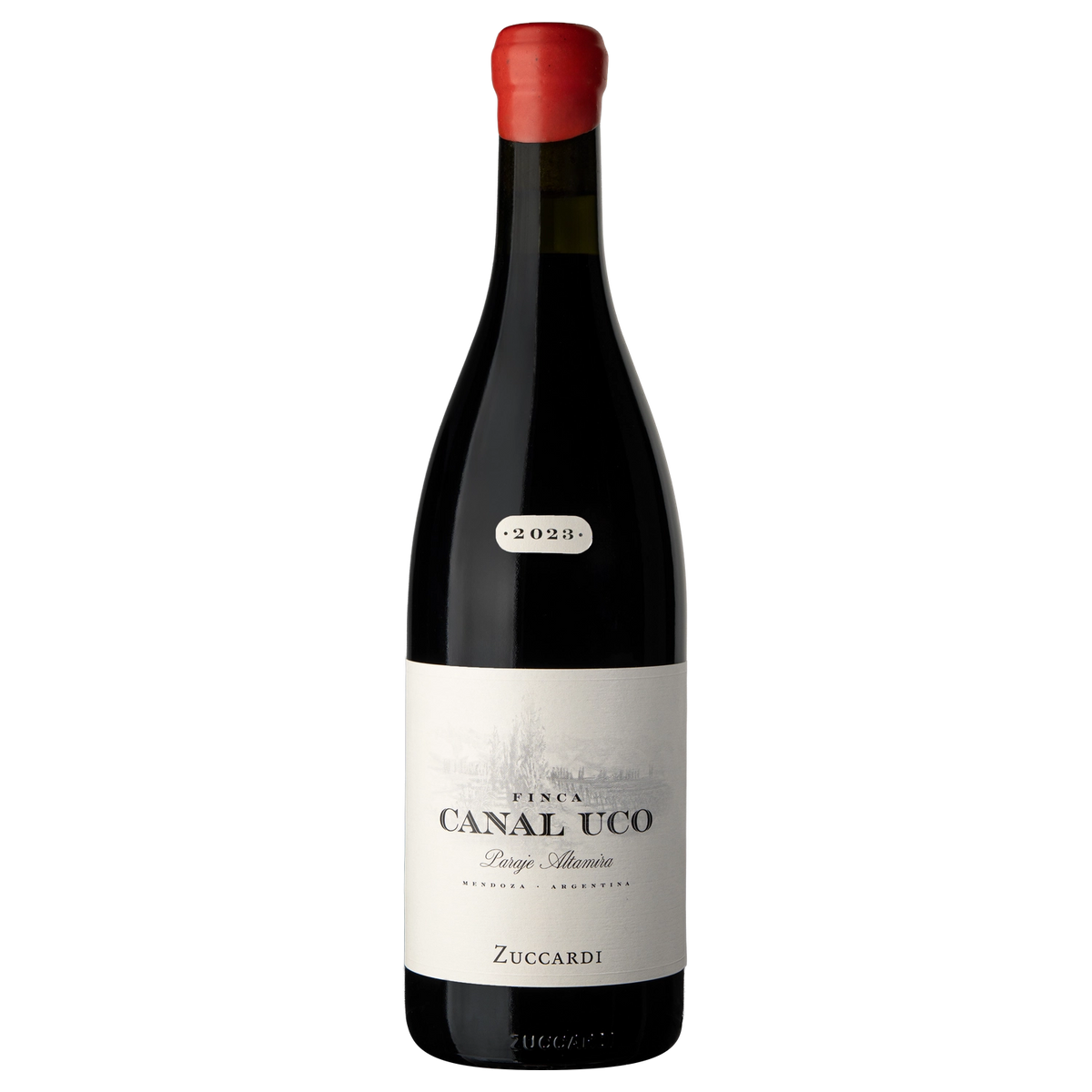A bottle of Zuccardi Finca Canal Uco 2021 750ml Red Wine
