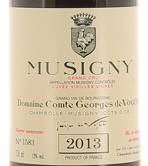 A bottle of Comte Georges de Vogüé Musigny 2022 1500ml Red Wine