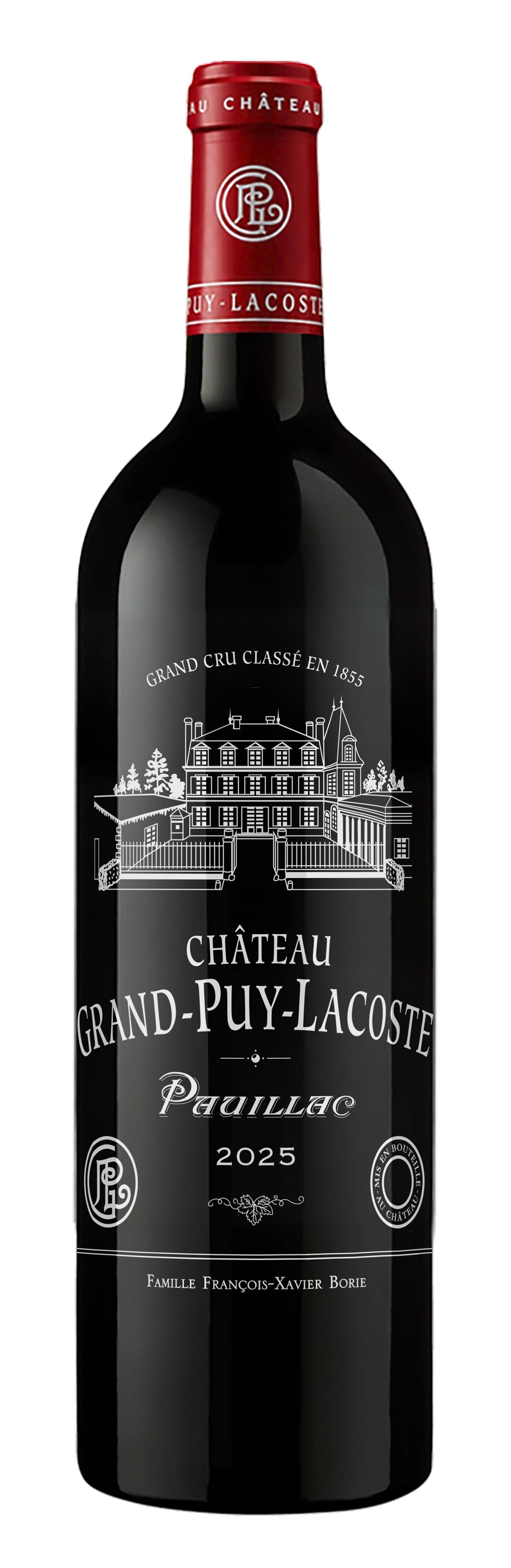 A bottle of Grand Puy Lacoste 2005 750ml Red Wine
