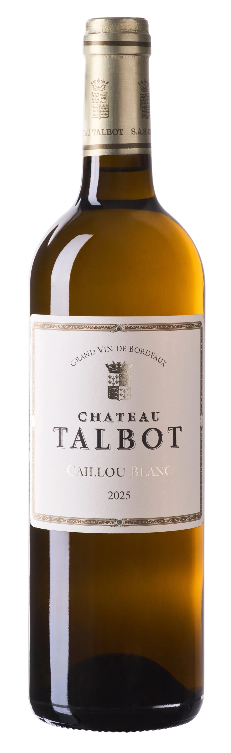 A bottle of Talbot Caillou Blanc 2024 750ml White Wine