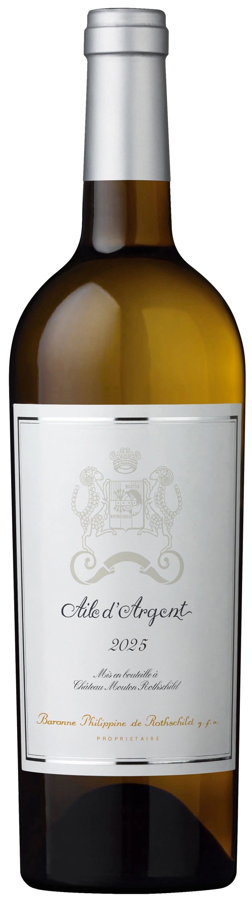 A bottle of Aile d'Argent 2024 750ml White Wine