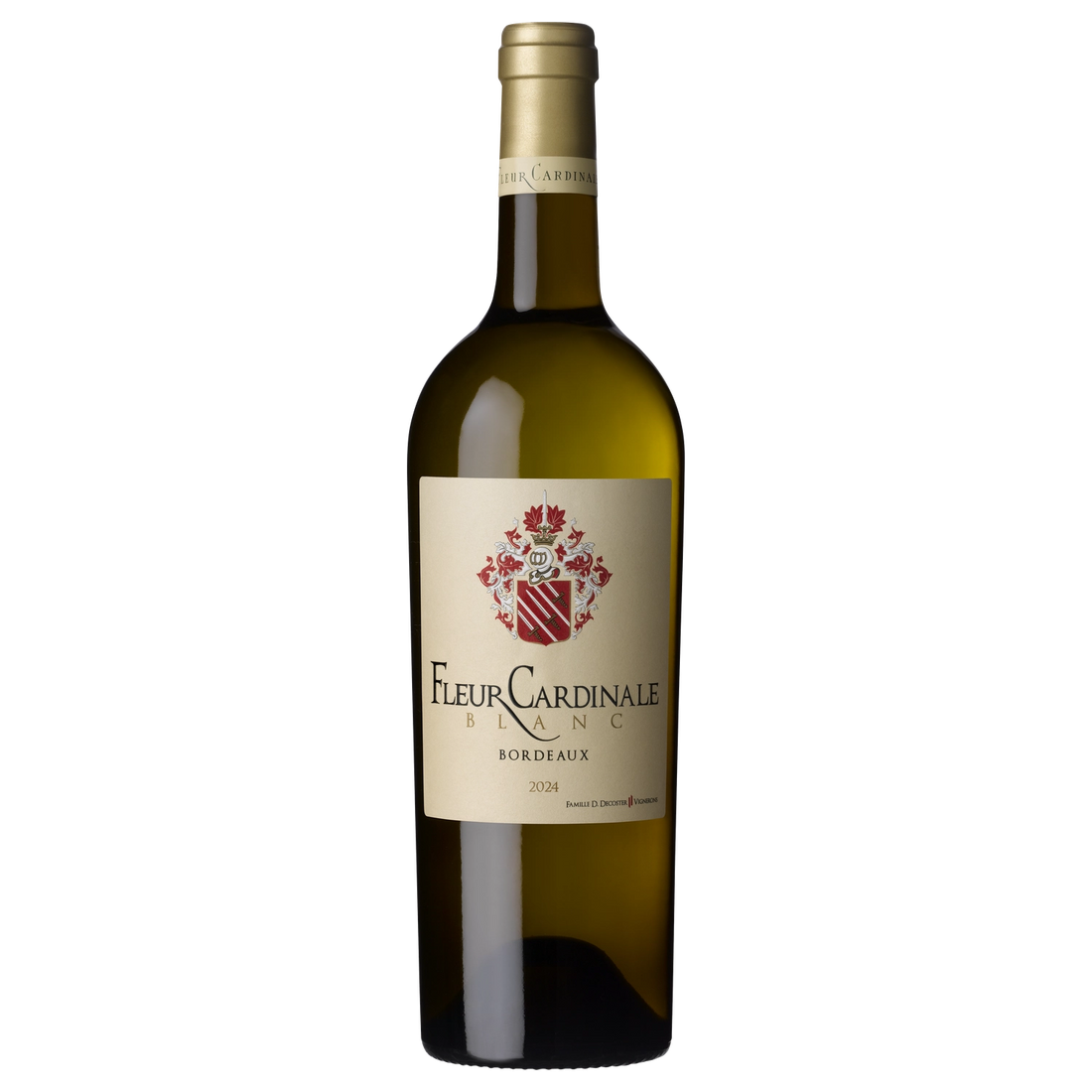 A bottle of Fleur Cardinale Blanc 2024 750ml White Wine