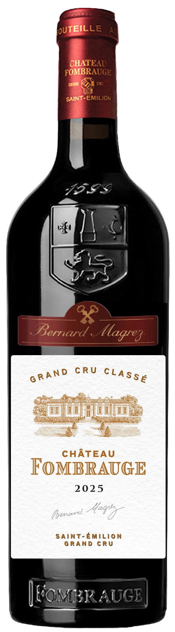 A bottle of Fombrauge 2024 750ml Red Wine