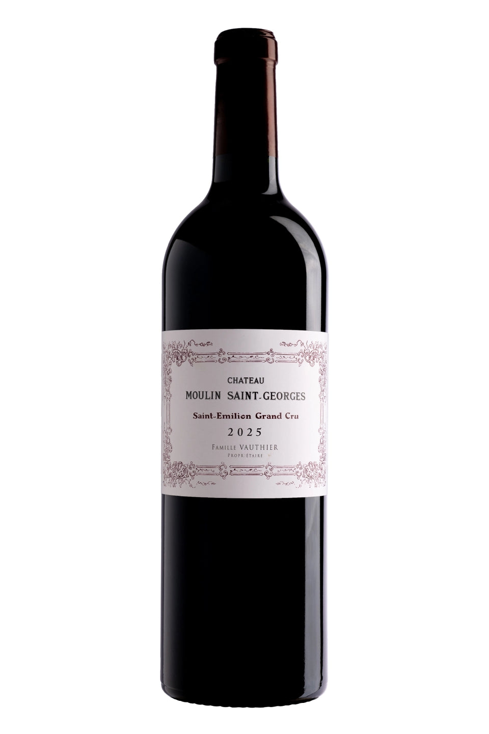 A bottle of Moulin Saint Georges 2024 750ml Red Wine