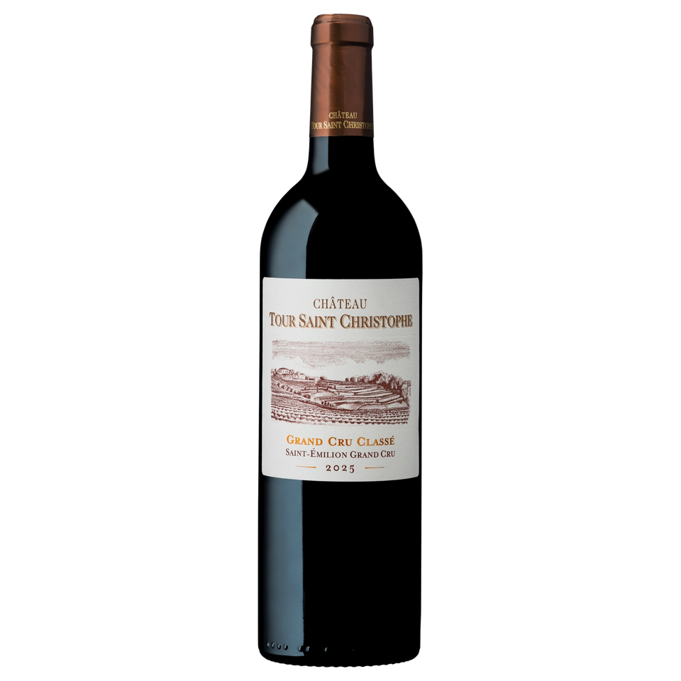 A bottle of Tour Saint Christophe 2024 750ml Red Wine