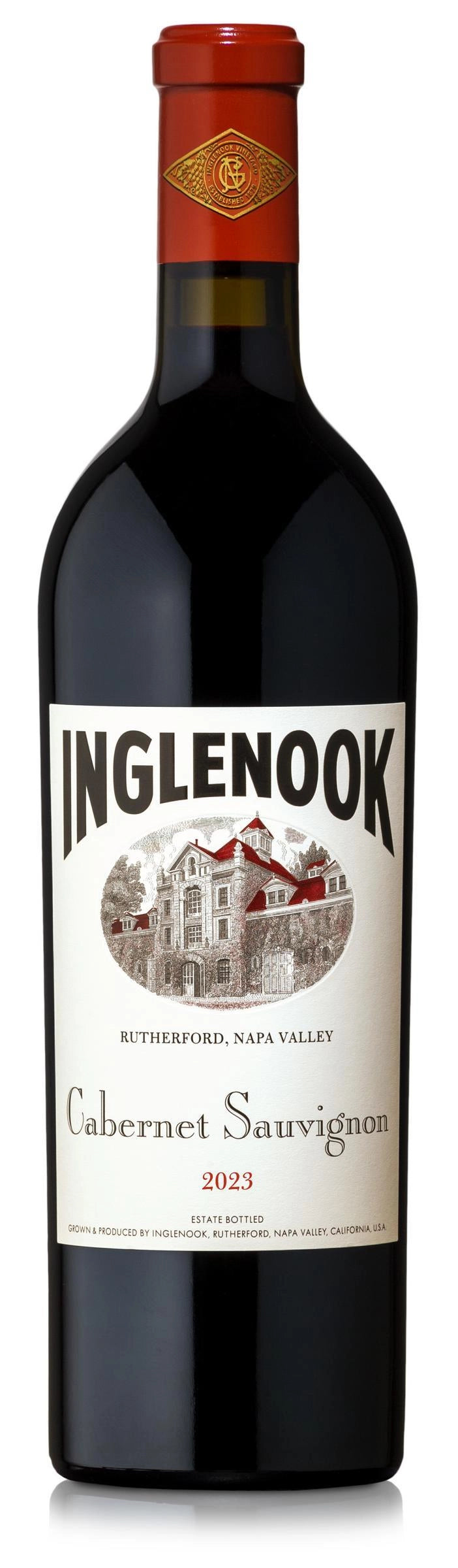 A bottle of Inglenook Cabernet Sauvignon 2022 750ml Red Wine