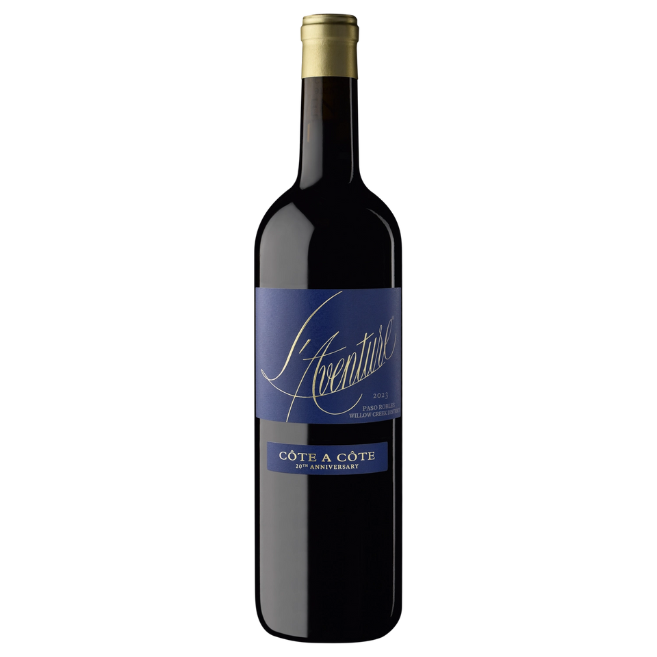 A bottle of L'Aventure Cote à Cote 2022 750ml Red Wine