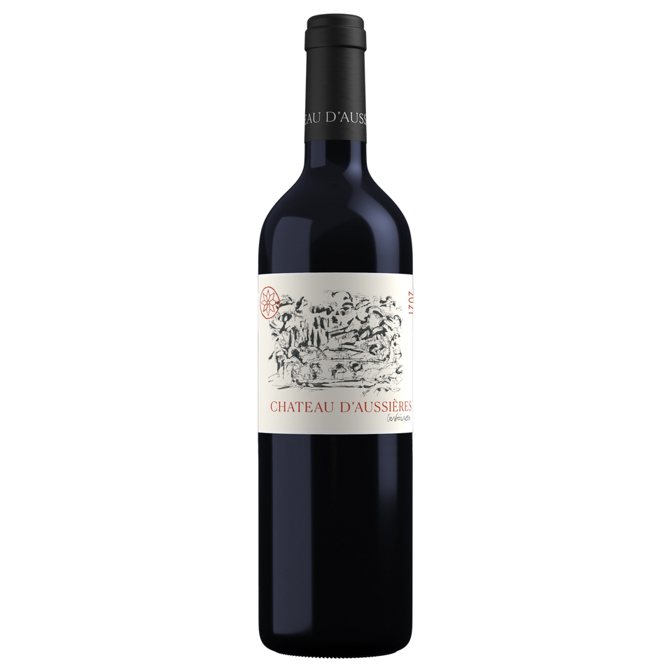 A bottle of Aussières 2021 750ml Red Wine