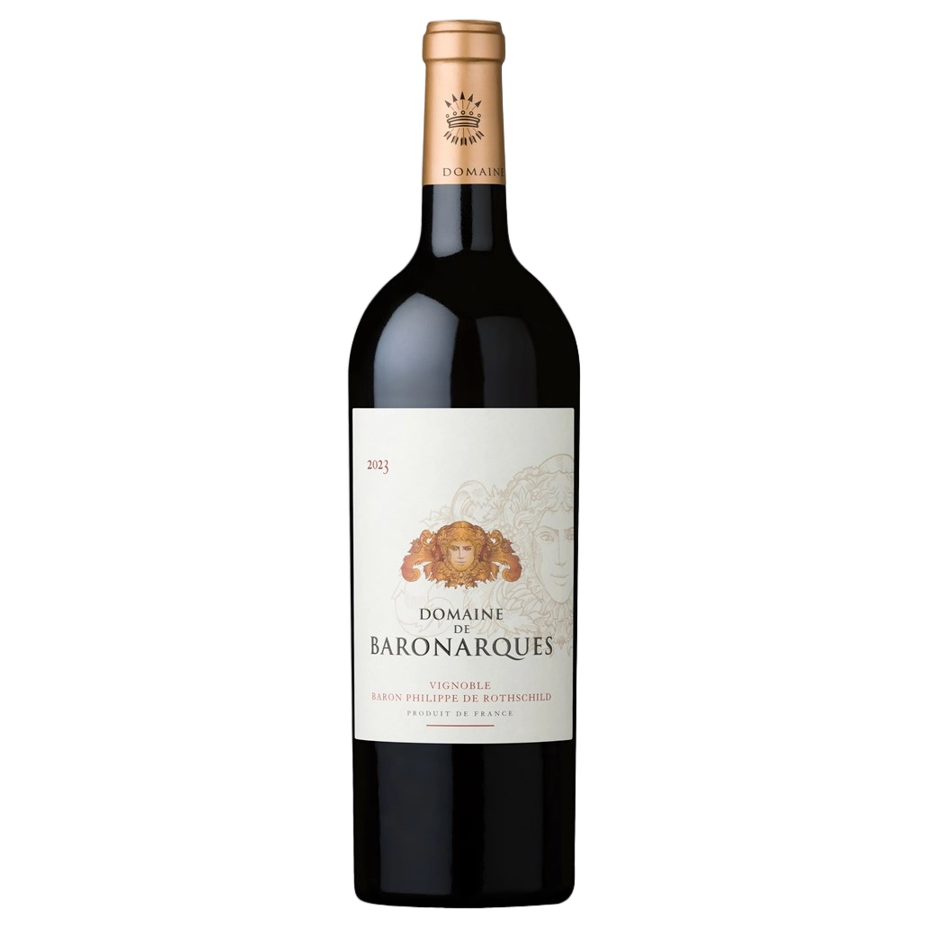 A bottle of Baronarques Rouge 2023 750ml Red Wine