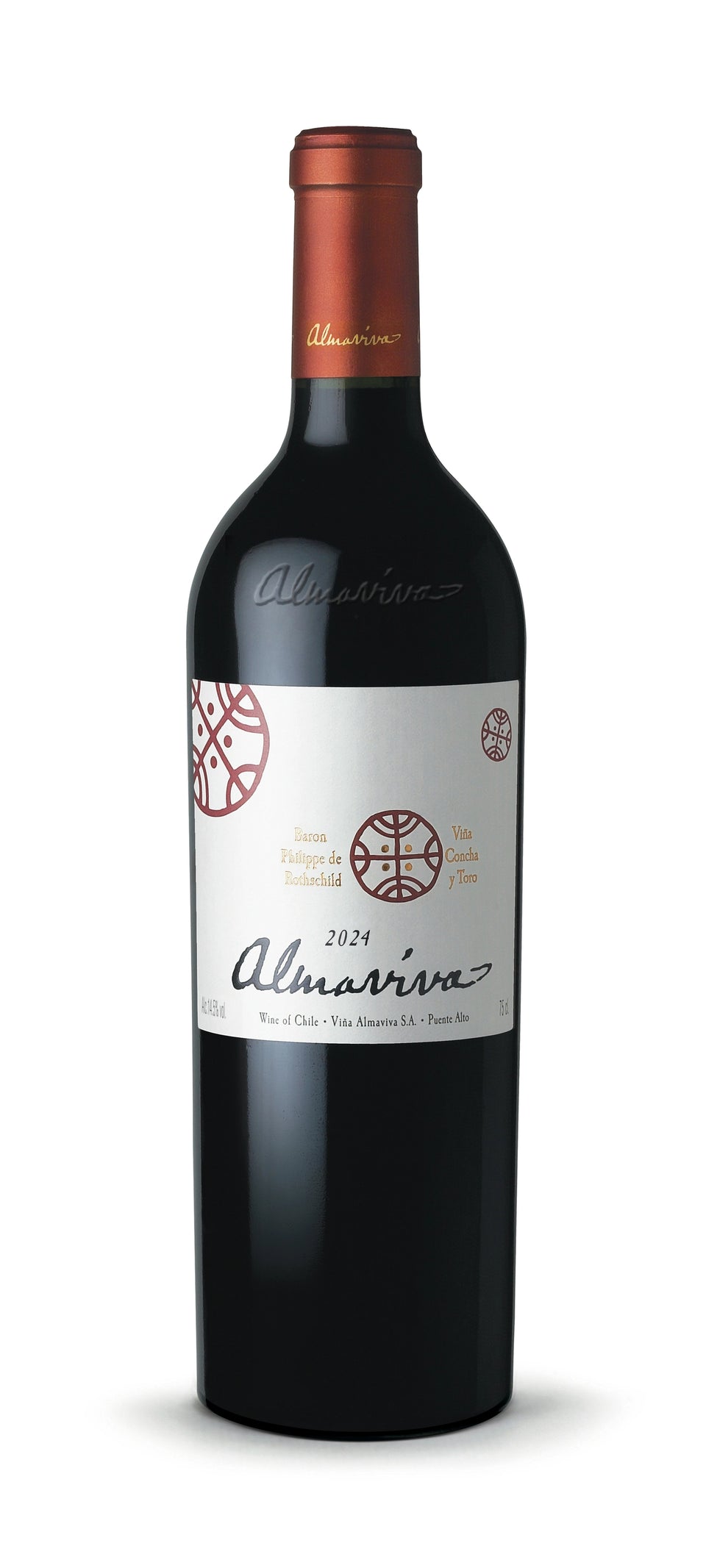 A bottle of Almaviva 2023 750ml Red Wine