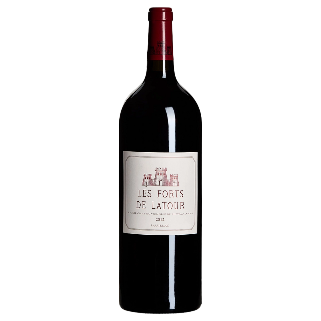 A bottle of Château Latour Forts de Latour 2012 1500ml Red Wine