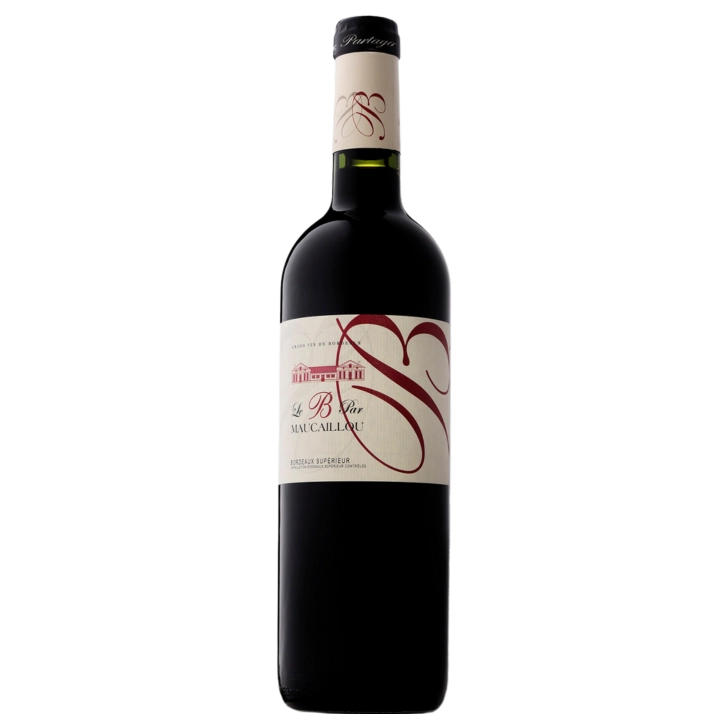 A bottle of B par Maucaillou 2022 750ml Red Wine
