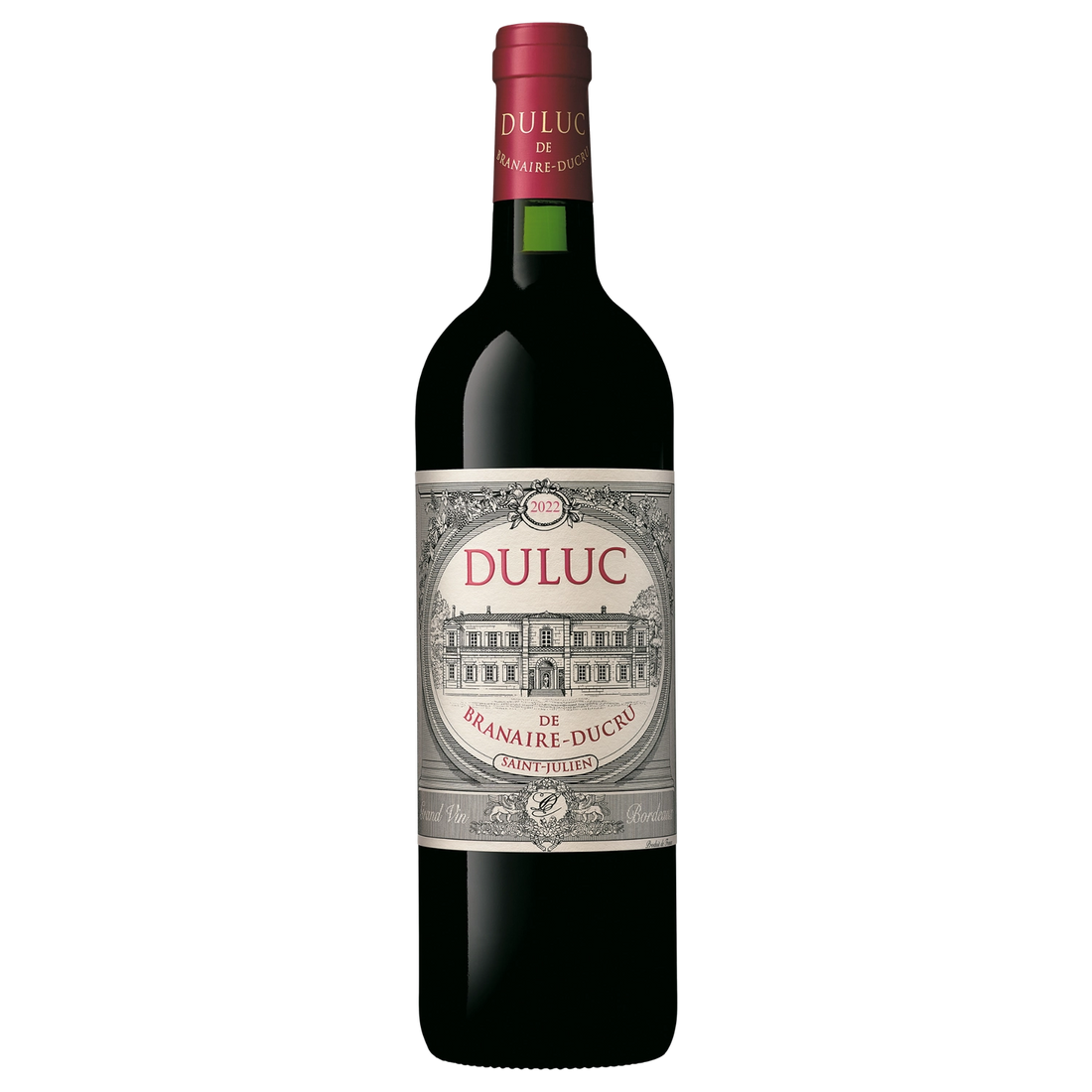 A bottle of Duluc 2022 750ml Red Wine