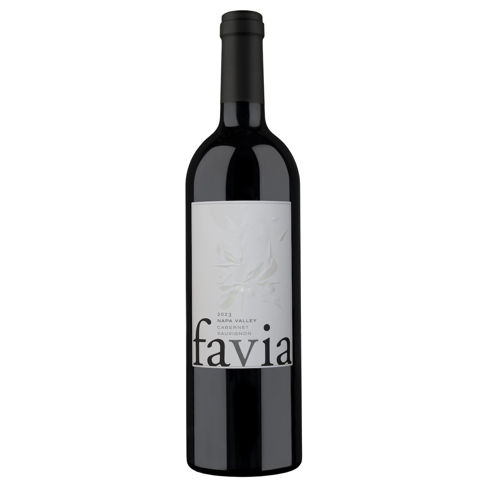 A bottle of Favia Napa Valley Cabernet Sauvignon 2023 750ml Red Wine
