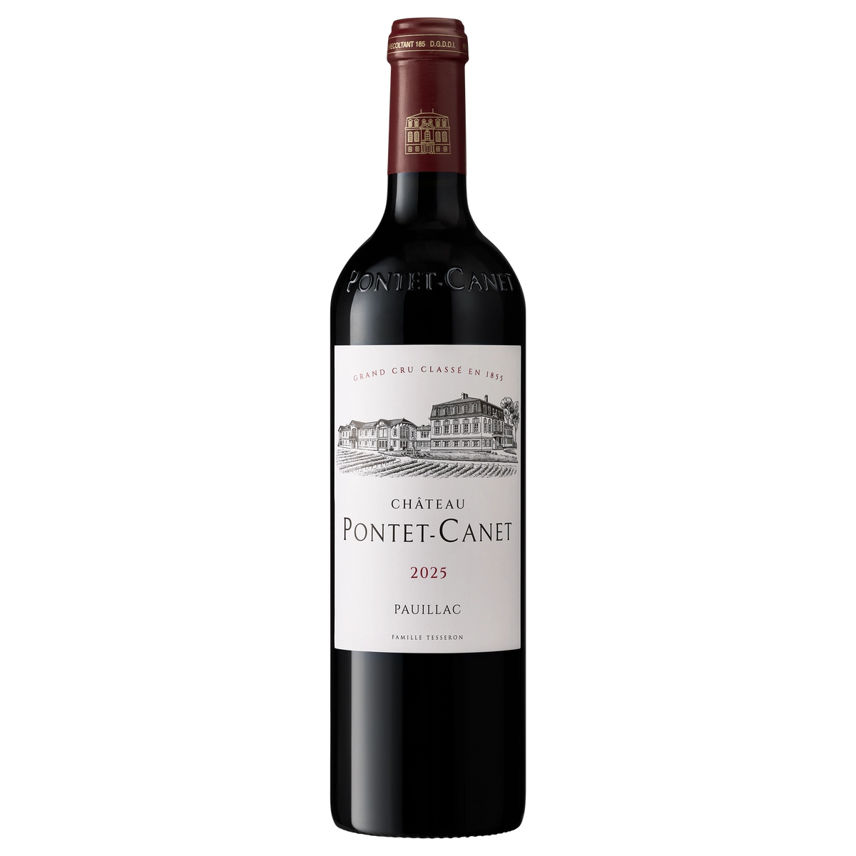 A bottle of Pontet Canet (BIO ORGANIC) 2010 750ml Red Wine