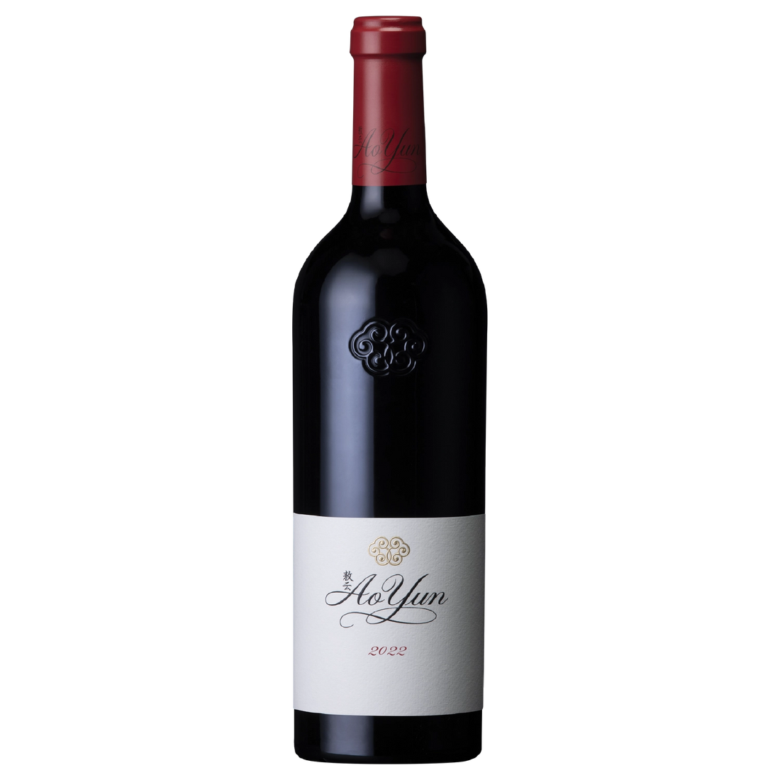 A bottle of Ao Yun 2022 750ml Red Wine