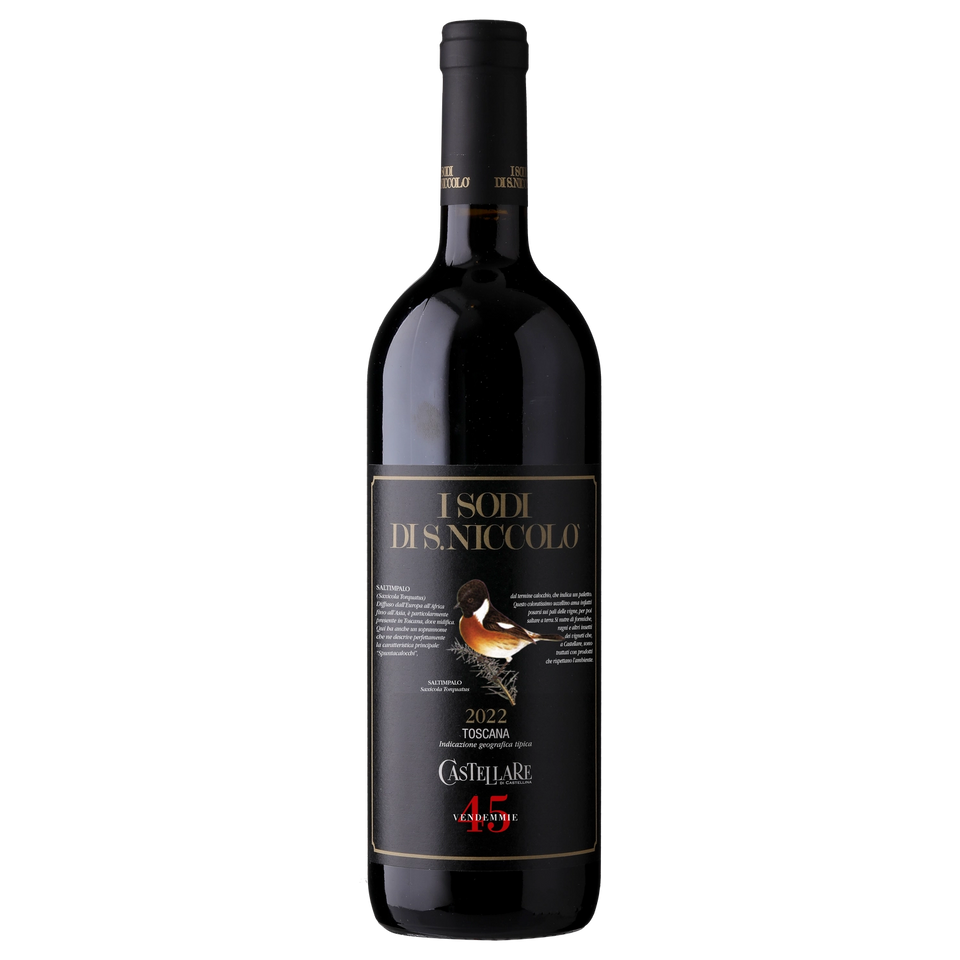 A bottle of Castellare di Castellina I Sodi di San Niccolo 2022 750ml Red Wine