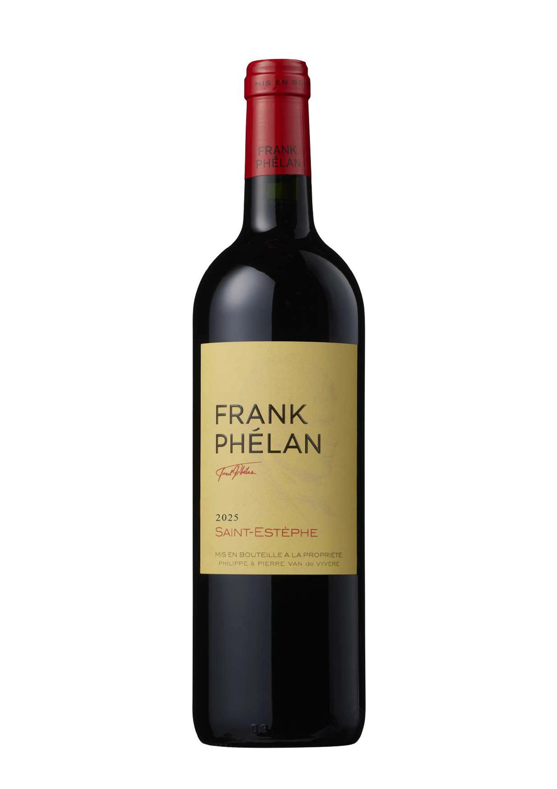A bottle of Frank Phélan 2021 750ml Red Wine