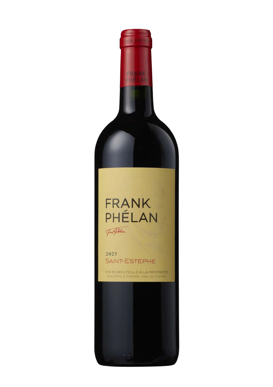 A bottle of Frank Phélan 2021 750ml Red Wine
