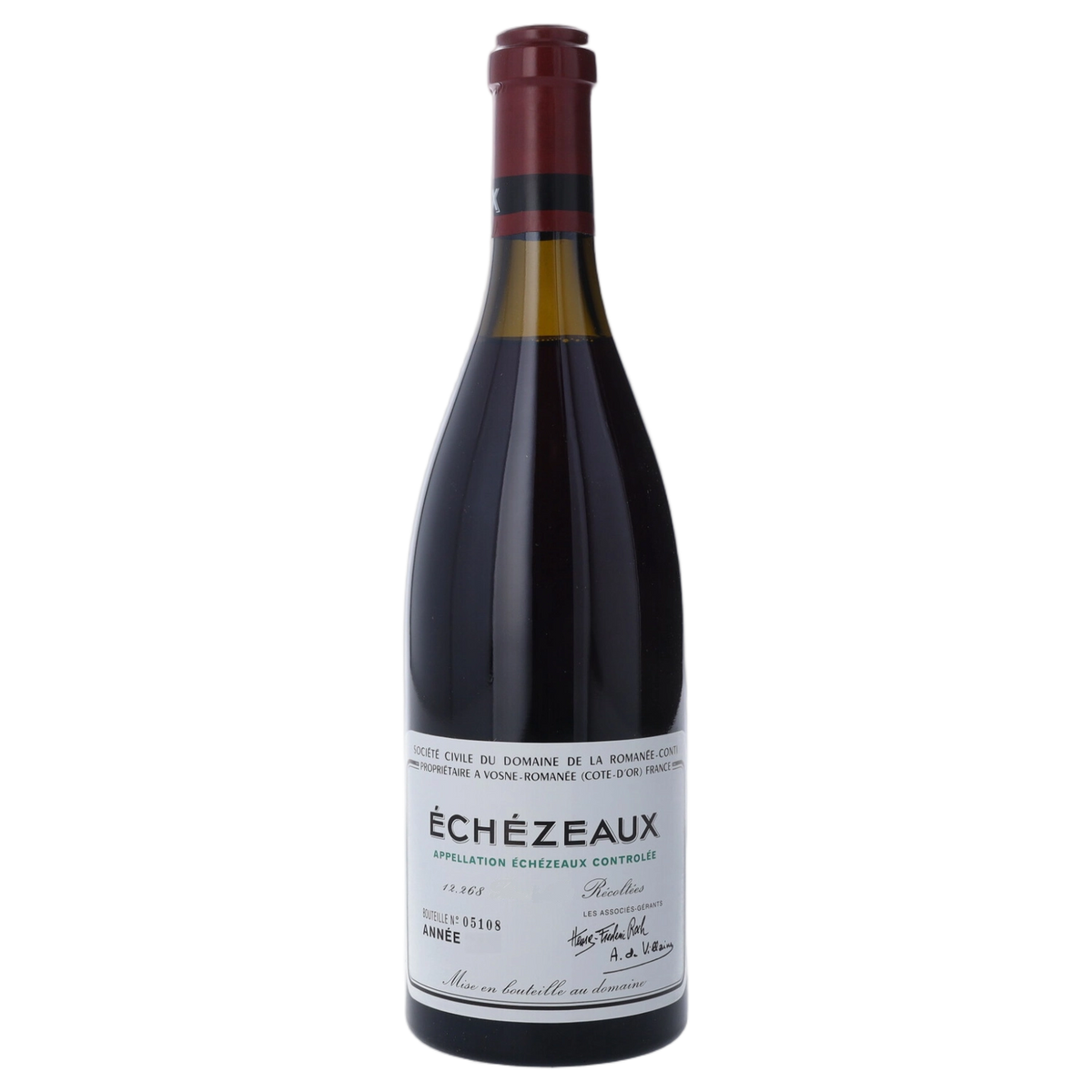 A bottle of Domaine de la Romanée Conti Echezeaux 2016 1500ml Red Wine