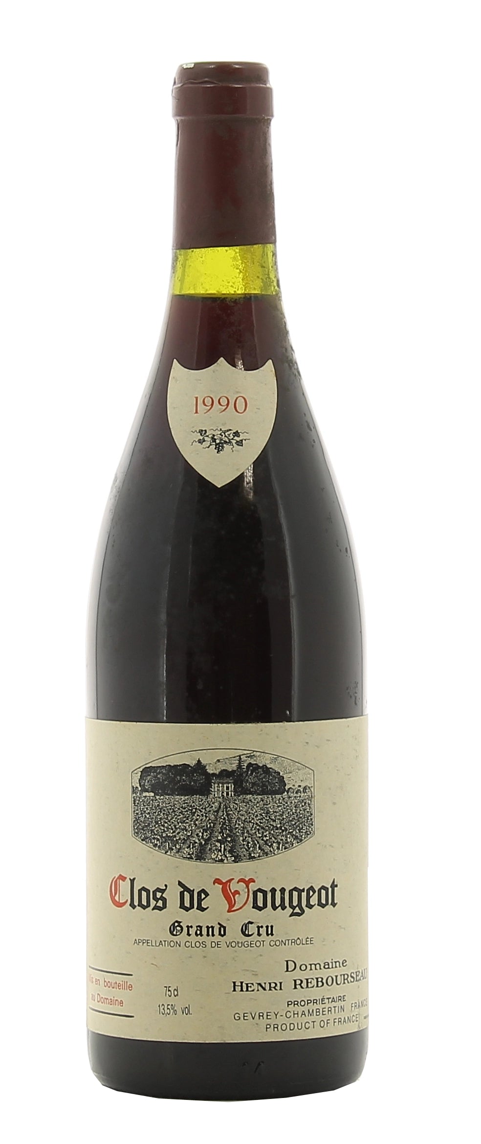 A bottle of Rebourseau Vieilles Vignes Clos Vougeot 2020 1500ml Red Wine