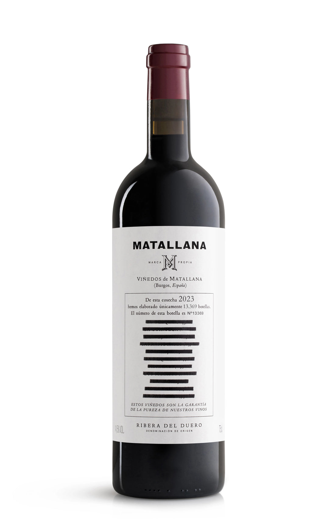 A bottle of Matallana Bio Organic 2021 750ml Red Wine