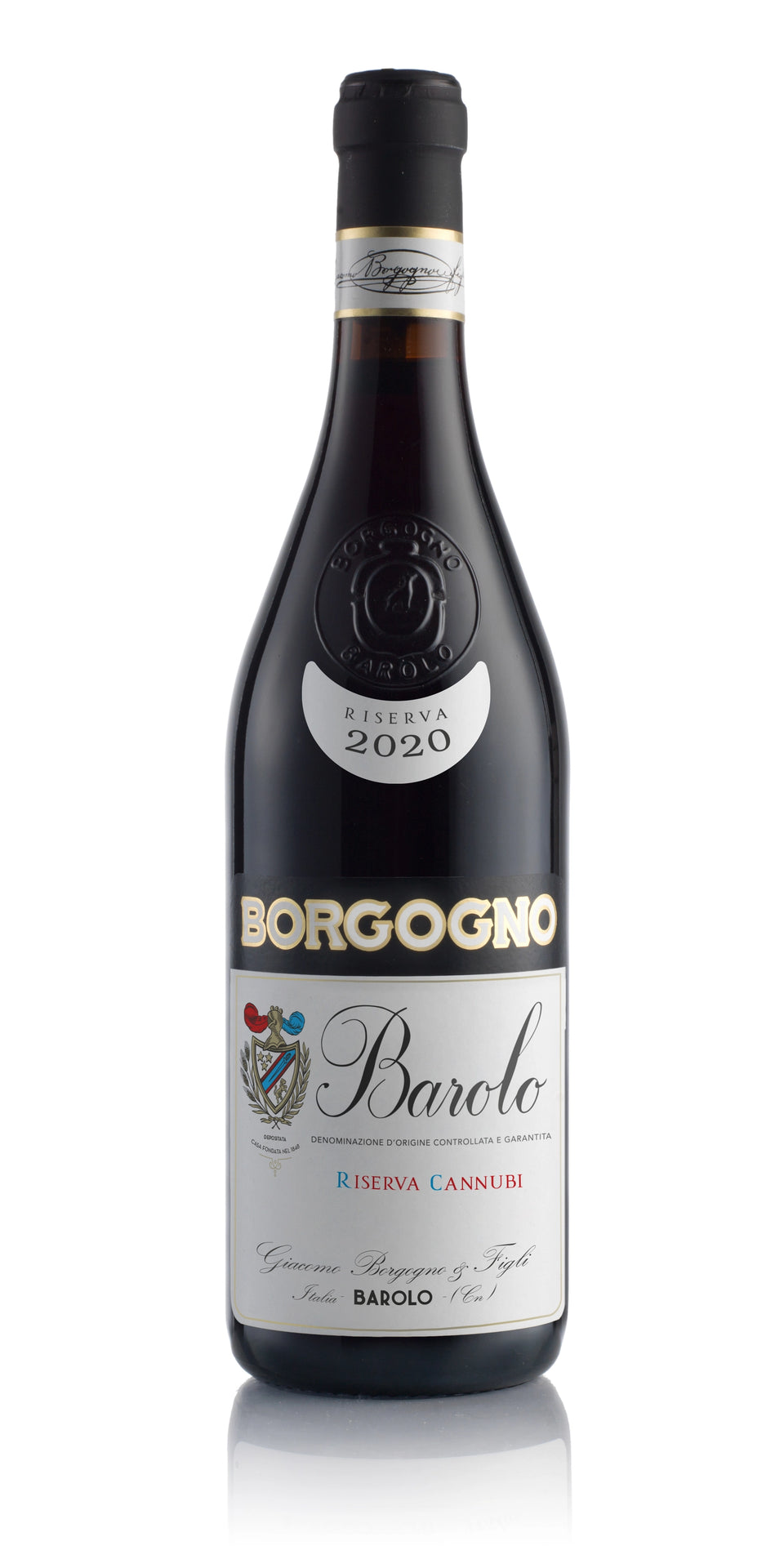 A bottle of Borgogno Barolo Cannubi Riserva 2020 750ml Red Wine