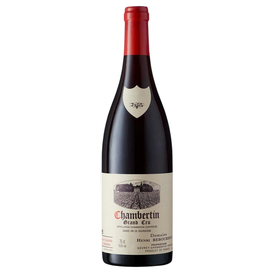 A bottle of Rebourseau Charmes Chambertin 2018 750ml Red Wine