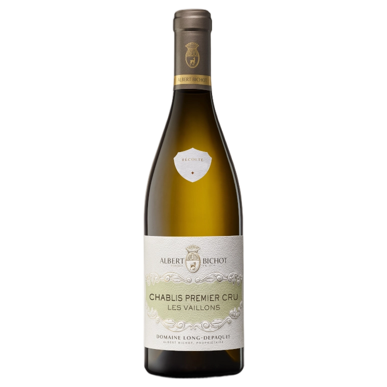 A bottle of Albert Bichot Domaine Long-Depaquit Chablis 1er Cru "Les Vaillons" 2023 750ml White Wine