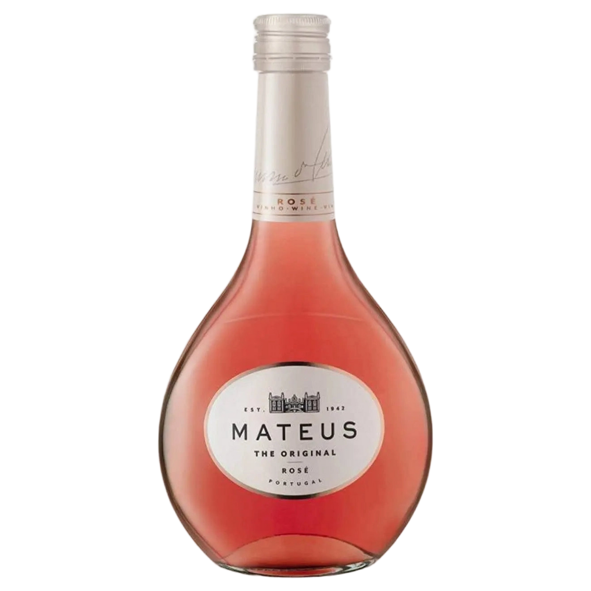 A bottle of Mateus Rose Original NV 187ml Rose Wine